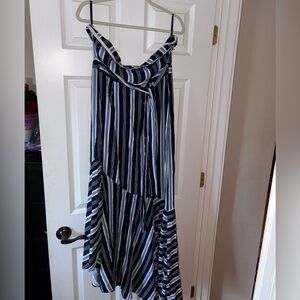 New York & Company, strapless stripped dress
